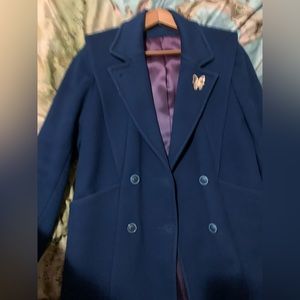 Vintage Blue Breast Coat